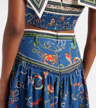 ALÉMAIS Alémais Cove printed cotton midi skirt | Thumbnail 6 ALÉMAIS Alémais Cove printed cotton midi skirt | Thumbnail 6