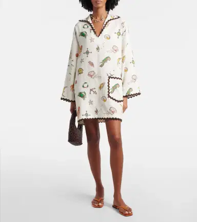 Alemais Alémais Printed linen minidress | Thumbnail 2 Alemais Alémais Printed linen minidress | Thumbnail 2