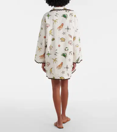 Alemais Alémais Printed linen minidress | Thumbnail 5 Alemais Alémais Printed linen minidress | Thumbnail 5