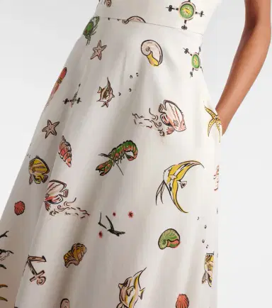 ALÉMAIS Alémais Printed halterneck maxi dress | Thumbnail 2