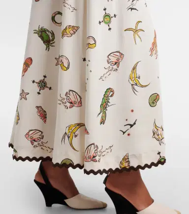 ALÉMAIS Alémais Printed halterneck maxi dress | Thumbnail 7