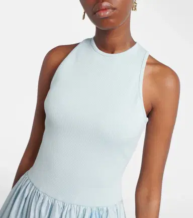 ALÉMAIS Alémais Printed cotton midi dress | Thumbnail 4 ALÉMAIS Alémais Printed cotton midi dress | Thumbnail 4