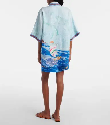 ALÉMAIS Alémais Printed linen shorts | Thumbnail 2 ALÉMAIS Alémais Printed linen shorts | Thumbnail 2