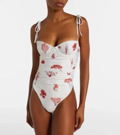 Agua by Agua Bendita Rabano printed swimsuit | Thumbnail 3