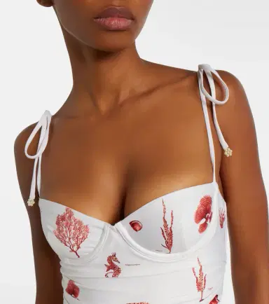 Agua by Agua Bendita Rabano printed swimsuit | Thumbnail 4