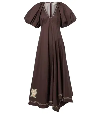 ALÉMAIS Alémais Puff-sleeve cotton maxi dress | Thumbnail 1