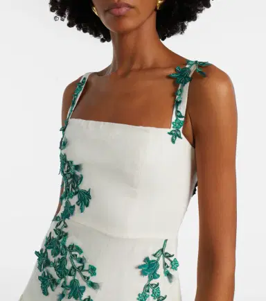 Agua by Agua Bendita Lima embroidered linen maxi dress | Thumbnail 2 Agua by Agua Bendita Lima embroidered linen maxi dress | Thumbnail 2