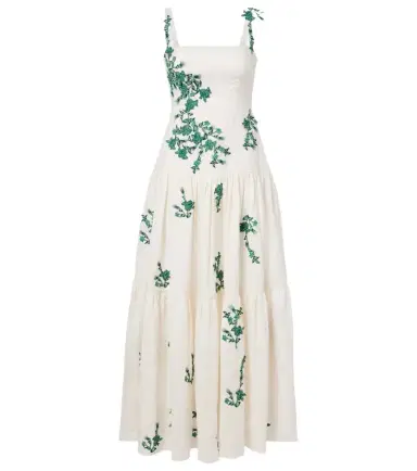 Agua by Agua Bendita Lima embroidered linen maxi dress | Thumbnail 1 Agua by Agua Bendita Lima embroidered linen maxi dress | Thumbnail 1