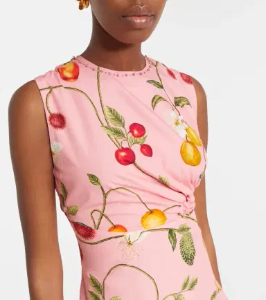 Agua by Agua Bendita Otoño printed cotton midi dress | Thumbnail 2