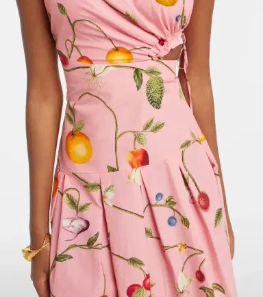 Agua by Agua Bendita Otoño printed cotton midi dress | Thumbnail 5