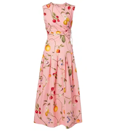 Agua by Agua Bendita Otoño printed cotton midi dress | Thumbnail 1