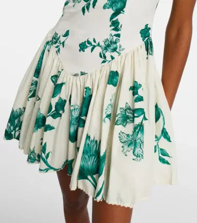 Agua by Agua Bendita Pluma floral cotton minidress | Thumbnail 3 Agua by Agua Bendita Pluma floral cotton minidress | Thumbnail 3