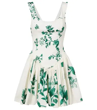 Agua by Agua Bendita Pluma floral cotton minidress | Thumbnail 1 Agua by Agua Bendita Pluma floral cotton minidress | Thumbnail 1