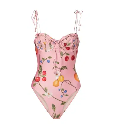 Agua by Agua Bendita Ébano printed swimsuit | Thumbnail 1