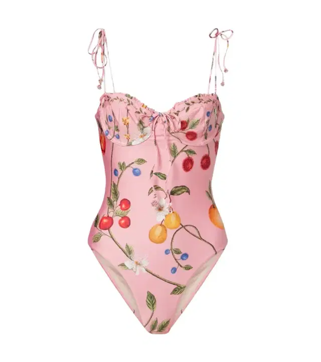 Ébano printed swimsuit