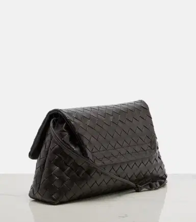 Bottega Veneta Giorno Intrecciato leather shoulder bag | Thumbnail 2