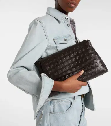 Bottega Veneta Giorno Intrecciato leather shoulder bag | Thumbnail 6