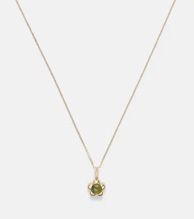 Stone and Strand Kensington 14kt gold necklace with peridot | Thumbnail 3