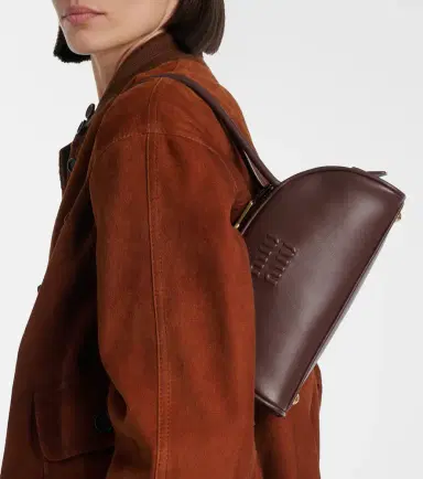 Miu Miu Beau Small leather bowling bag | Thumbnail 4