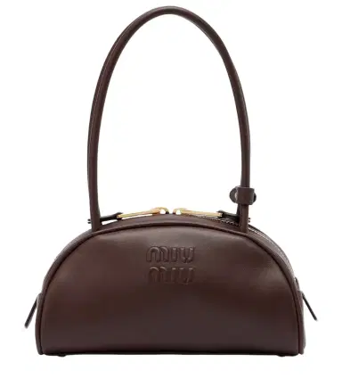 Miu Miu Beau Small leather bowling bag | Thumbnail 1