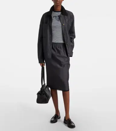 Prada Logo striped silk sweater | Thumbnail 4 Prada Logo striped silk sweater | Thumbnail 4