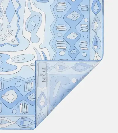 Pucci Angoli silk twill scarf | Thumbnail 3