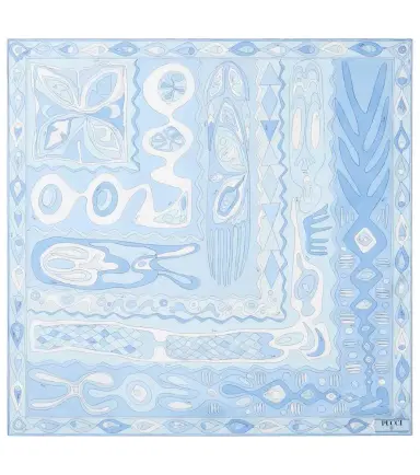 Pucci Angoli silk twill scarf | Thumbnail 1