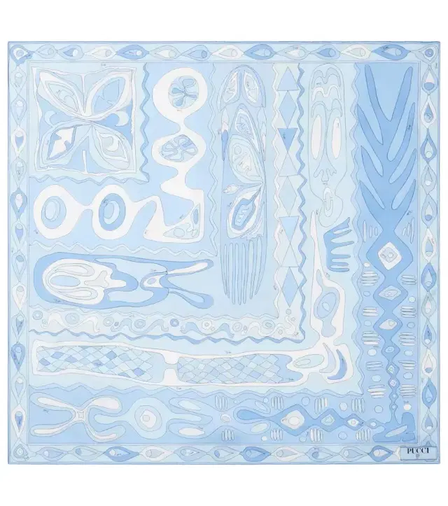 Angoli silk twill scarf