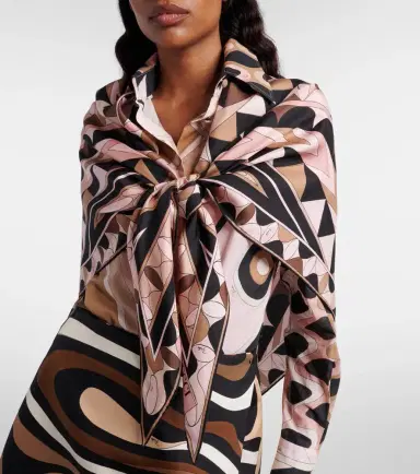 Pucci Manuba silk twill scarf | Thumbnail 4