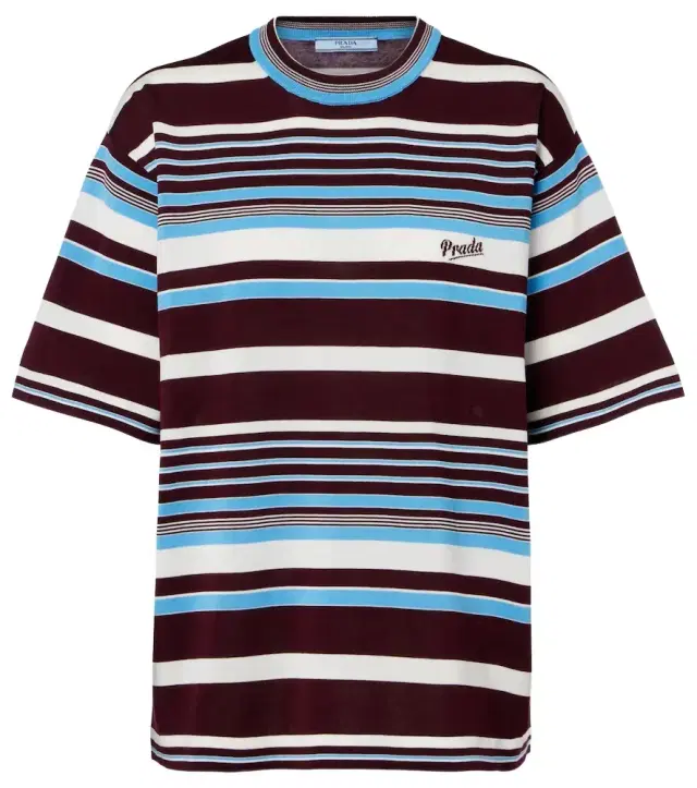 Striped cotton T-shirt