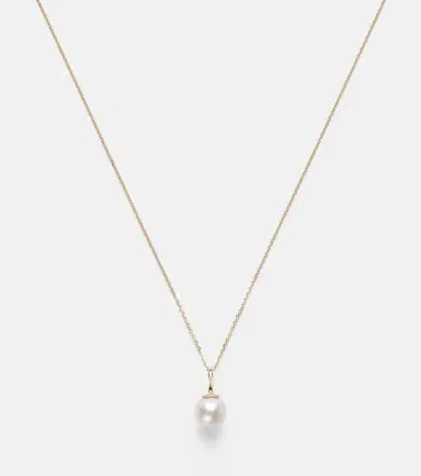 STONE AND STRAND Essential 18kt gold necklace with pearl | Thumbnail 3 STONE AND STRAND Essential 18kt gold necklace with pearl | Thumbnail 3