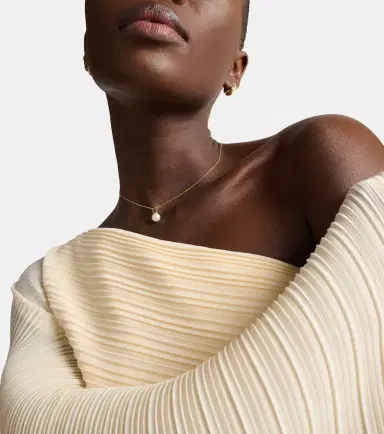 STONE AND STRAND Essential 18kt gold necklace with pearl | Thumbnail 4 STONE AND STRAND Essential 18kt gold necklace with pearl | Thumbnail 4