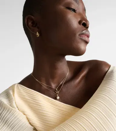 STONE AND STRAND Essential 18kt gold necklace with pearl | Thumbnail 6 STONE AND STRAND Essential 18kt gold necklace with pearl | Thumbnail 6