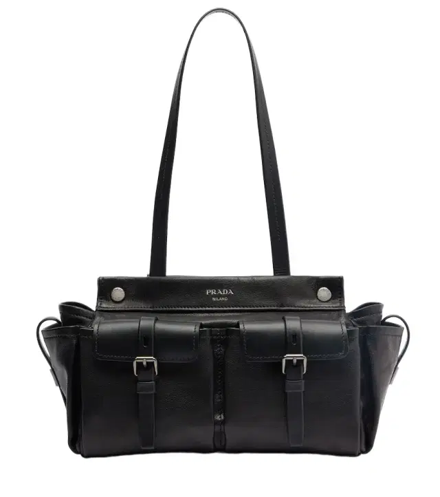 Prada Route leather tote bag