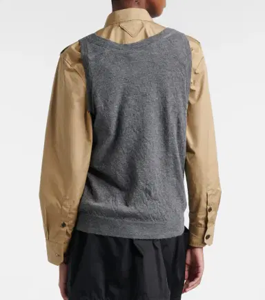 Prada Cashmere sweater vest | Thumbnail 4 Prada Cashmere sweater vest | Thumbnail 4