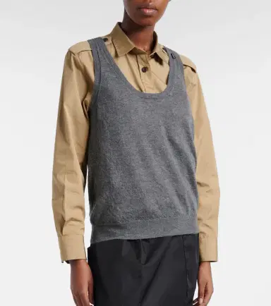 Prada Cashmere sweater vest | Thumbnail 5 Prada Cashmere sweater vest | Thumbnail 5