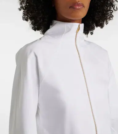 Alaïa Alaïa Peplum cotton poplin jacket | Thumbnail 4