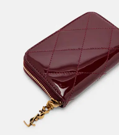 Saint Laurent Cassandre Bijou patent leather wallet | Thumbnail 4 Saint Laurent Cassandre Bijou patent leather wallet | Thumbnail 4