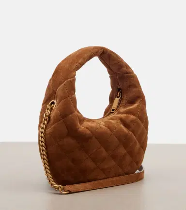 Saint Laurent Icarino Mini quilted suede top-handle bag | Thumbnail 3