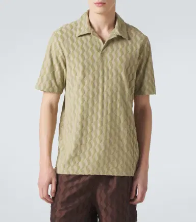 Frescobol Carioca Faustino jacquard terry polo shirt | Thumbnail 2 Frescobol Carioca Faustino jacquard terry polo shirt | Thumbnail 2