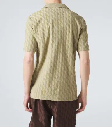 Frescobol Carioca Faustino jacquard terry polo shirt | Thumbnail 5 Frescobol Carioca Faustino jacquard terry polo shirt | Thumbnail 5