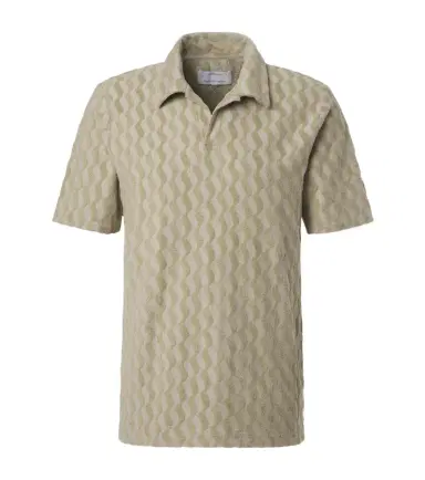 Frescobol Carioca Faustino jacquard terry polo shirt | Thumbnail 1 Frescobol Carioca Faustino jacquard terry polo shirt | Thumbnail 1