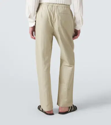 Frescobol Carioca Rocha cotton twill wide-leg pants | Thumbnail 4 Frescobol Carioca Rocha cotton twill wide-leg pants | Thumbnail 4
