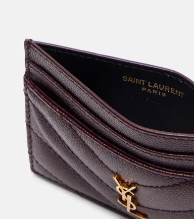 Saint Laurent Cassandre leather card holder | Thumbnail 2