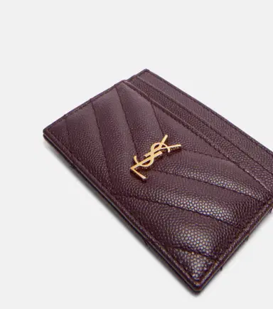 Saint Laurent Cassandre leather card holder | Thumbnail 3
