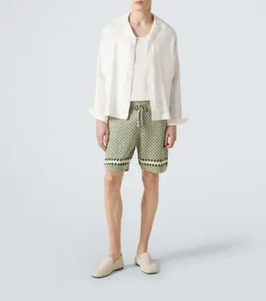 Frescobol Carioca Nico crochet cotton shorts | Thumbnail 4 Frescobol Carioca Nico crochet cotton shorts | Thumbnail 4