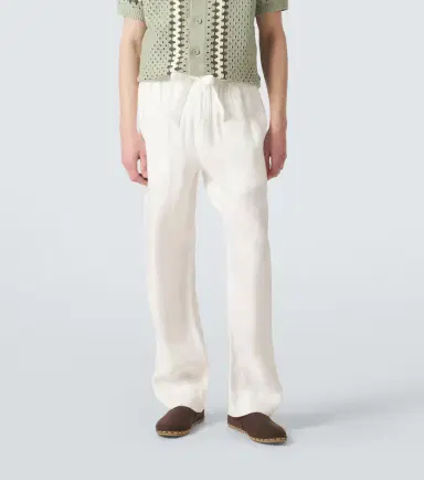Frescobol Carioca Luan linen-blend straight pants | Thumbnail 5