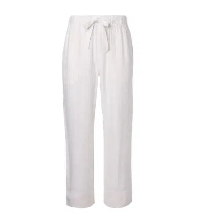 Frescobol Carioca Luan linen-blend straight pants