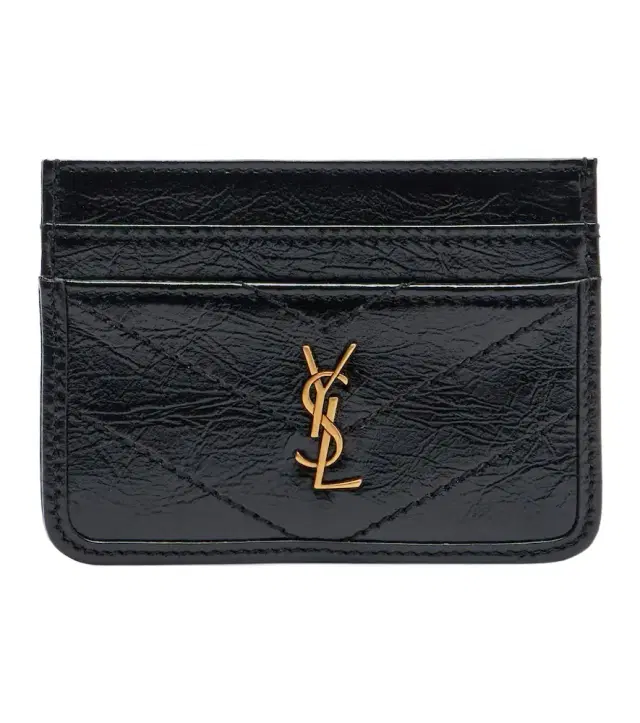 Niki patent leather card holder