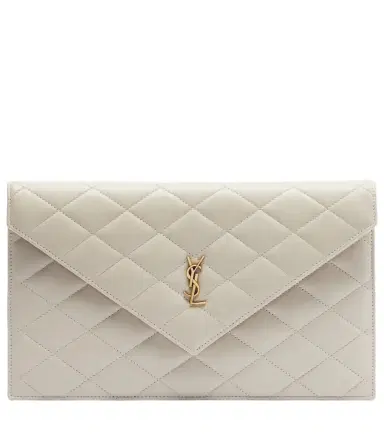 Saint Laurent Cassandre quilted leather pouch | Thumbnail 1 Saint Laurent Cassandre quilted leather pouch | Thumbnail 1